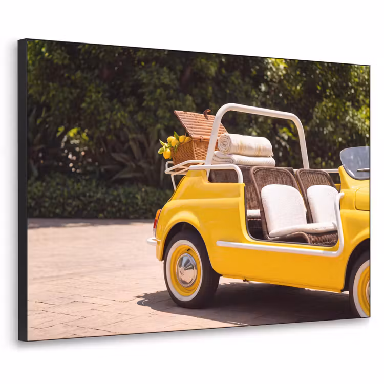 Art Frame - Auto - Picknick - Zomer - Geel — 1
