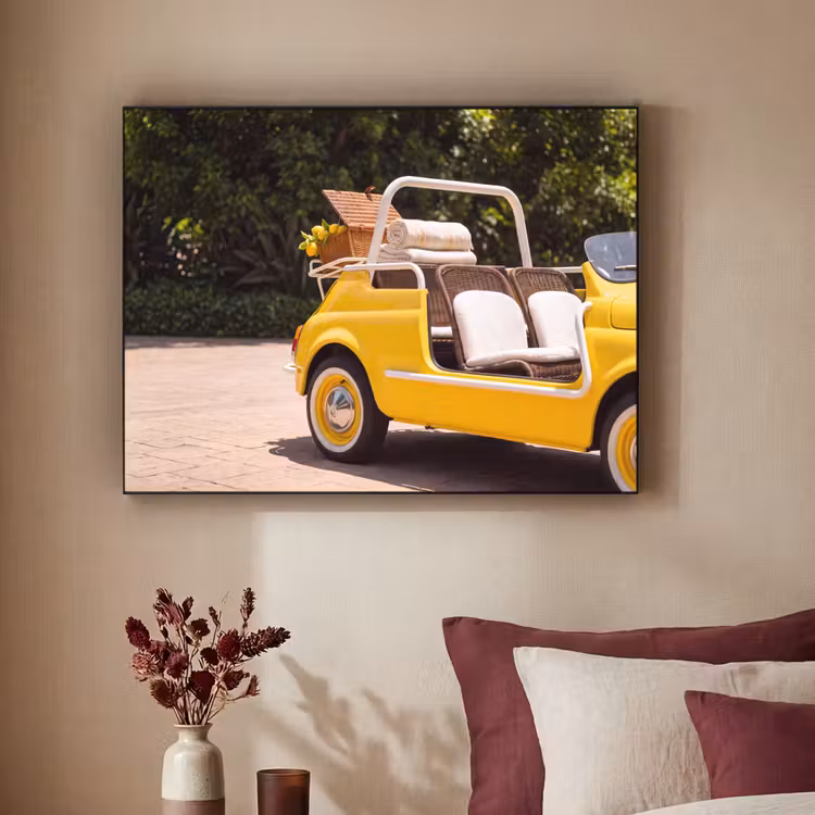 Art Frame - Auto - Picknick - Zomer - Geel — 2