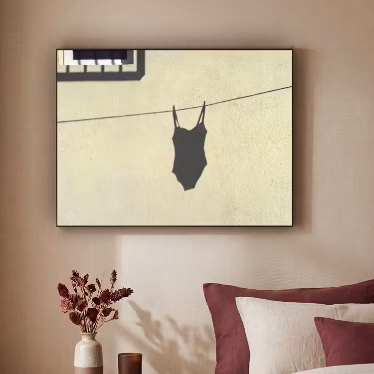 Art Frame - Badpak - Schaduw - Muur - Zomer - Minimalistisch — 2