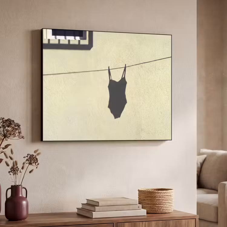 Art Frame - Badpak - Schaduw - Muur - Zomer - Minimalistisch — 4