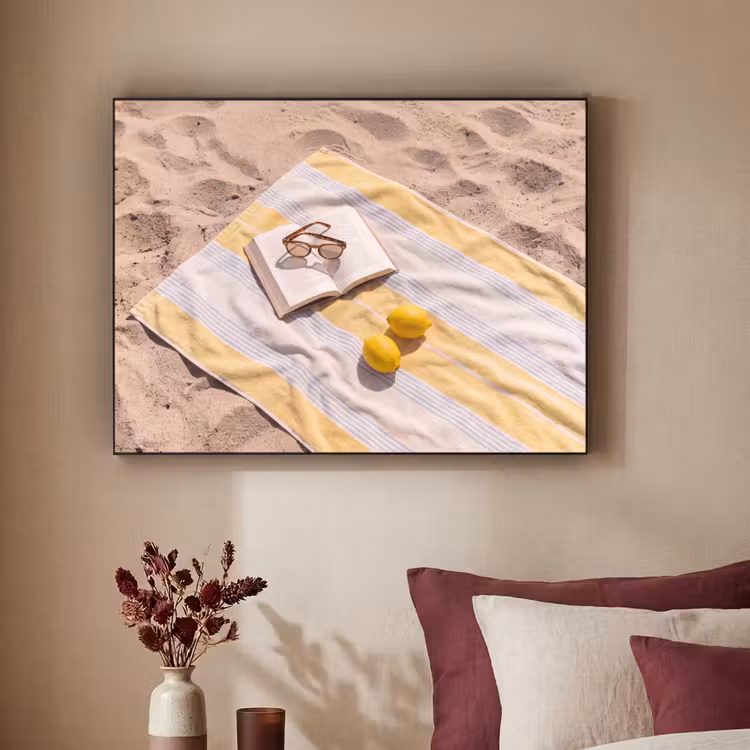 Art Frame - Boek - Zonnebril - Strand - Zomer - Geel — 2