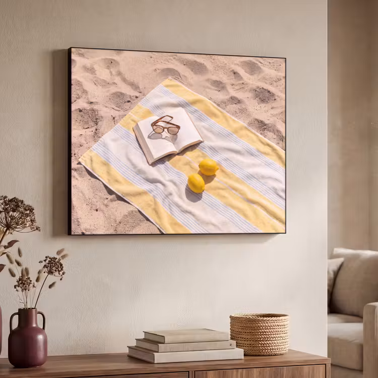 Art Frame - Boek - Zonnebril - Strand - Zomer - Geel — 4