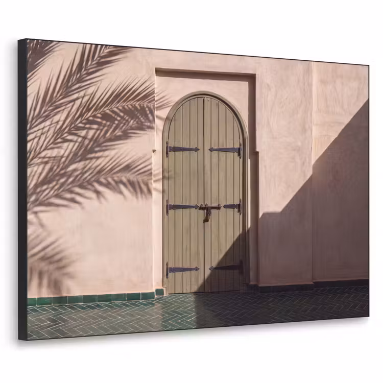 Art Frame - Deur - Hout - Architectuur - Groen - Rustiek — 1