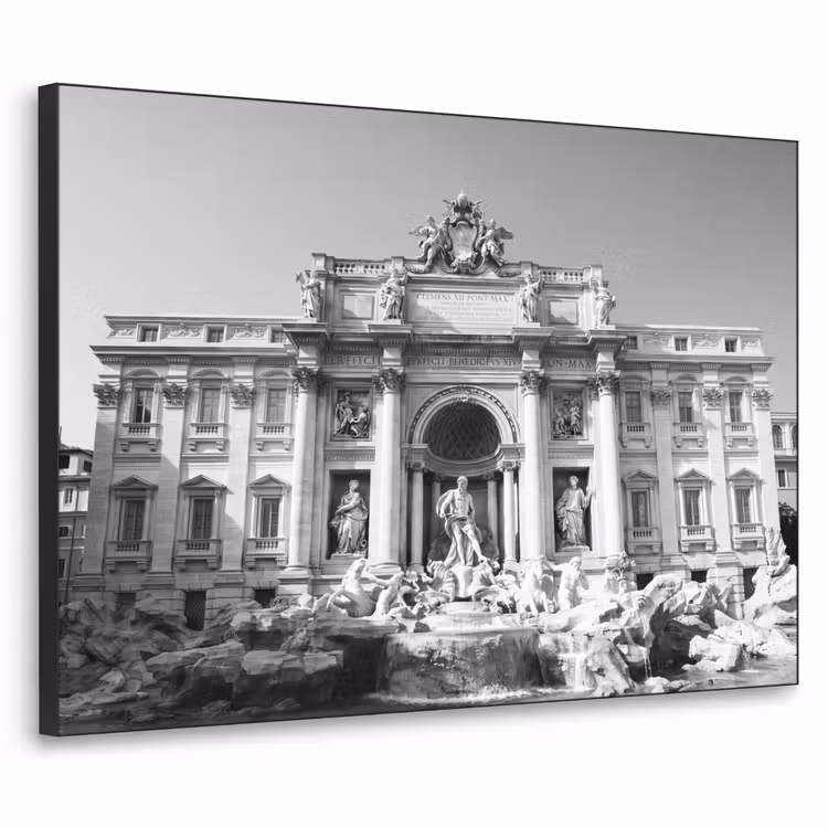 Art Frame - Fontein - Beelden - Architectuur - Zwart-wit — 1