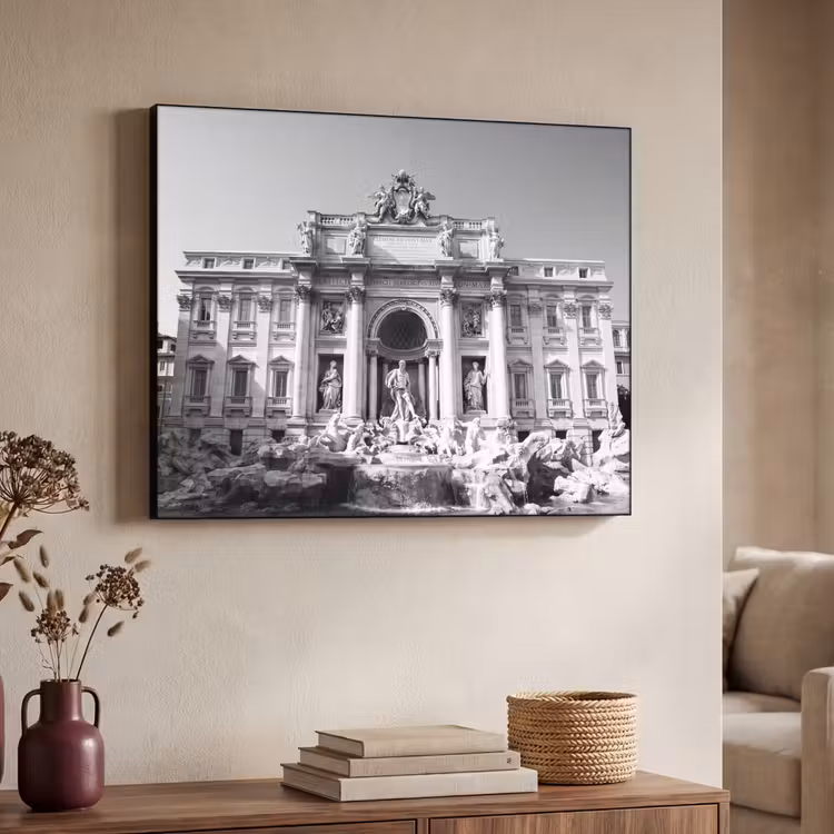 Art Frame - Fontein - Beelden - Architectuur - Zwart-wit — 4
