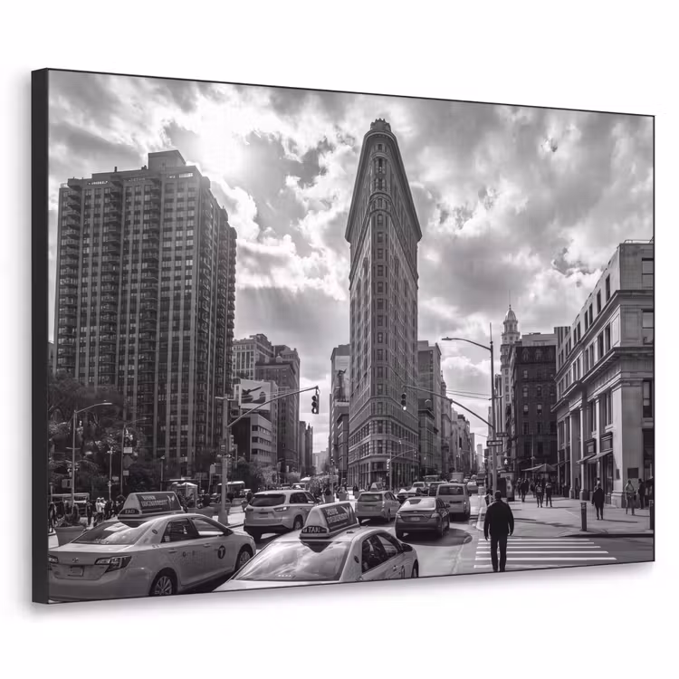 Art Frame - Gebouw - Hoogbouw - Stad - Architectuur - Zwart-wit — 1