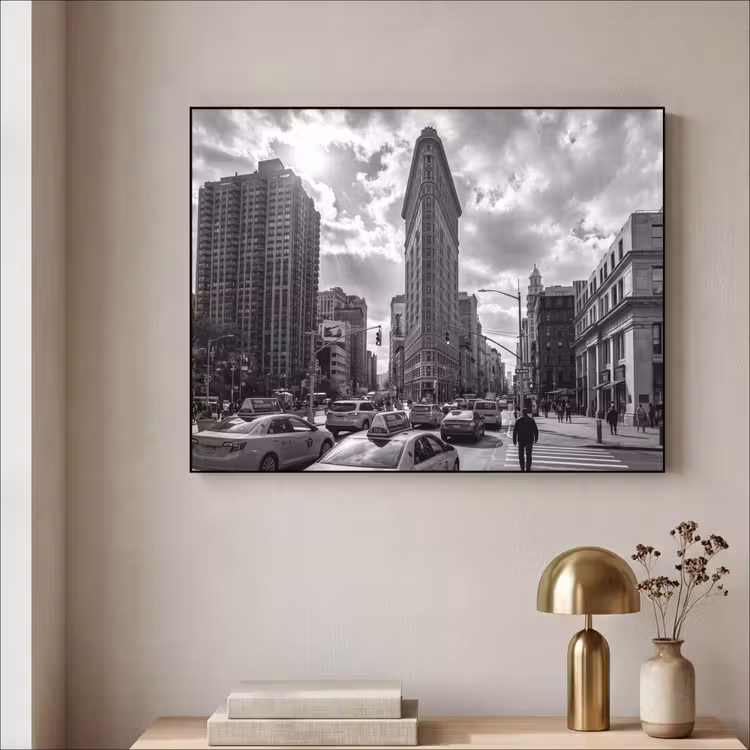 Art Frame - Gebouw - Hoogbouw - Stad - Architectuur - Zwart-wit — 3