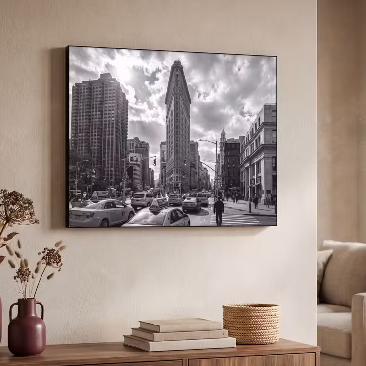 Art Frame - Gebouw - Hoogbouw - Stad - Architectuur - Zwart-wit — 4