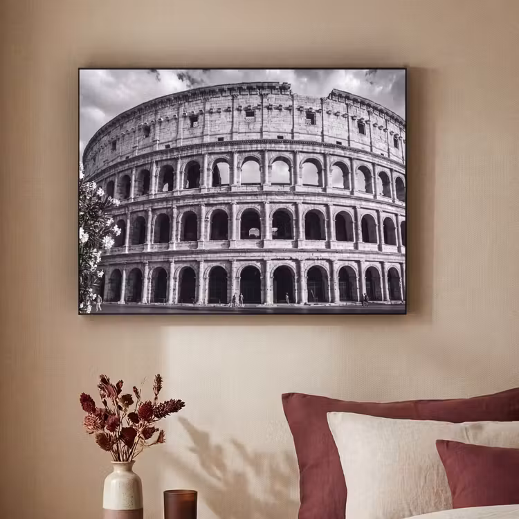Art Frame - Architectuur - Colosseum - Rome - Historisch - Zwart-wit — 2