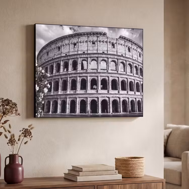 Art Frame - Architectuur - Colosseum - Rome - Historisch - Zwart-wit — 4