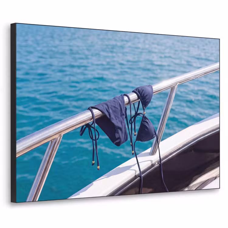 Art Frame - Bikini - Reling - Zee - Zomer - Blauw — 1