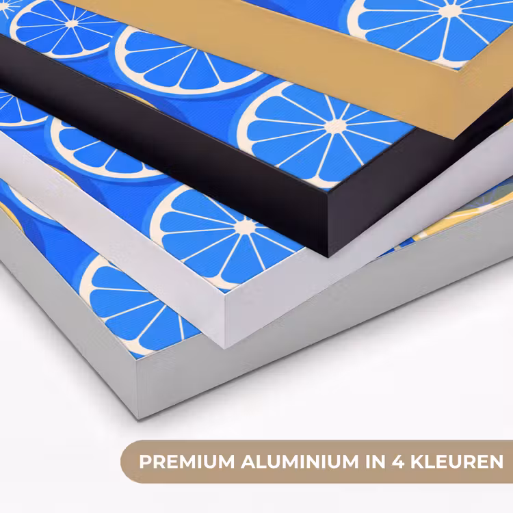 Art Frame - Fruit - Schijven - Patroon - Modern - Blauw - Geel — 5
