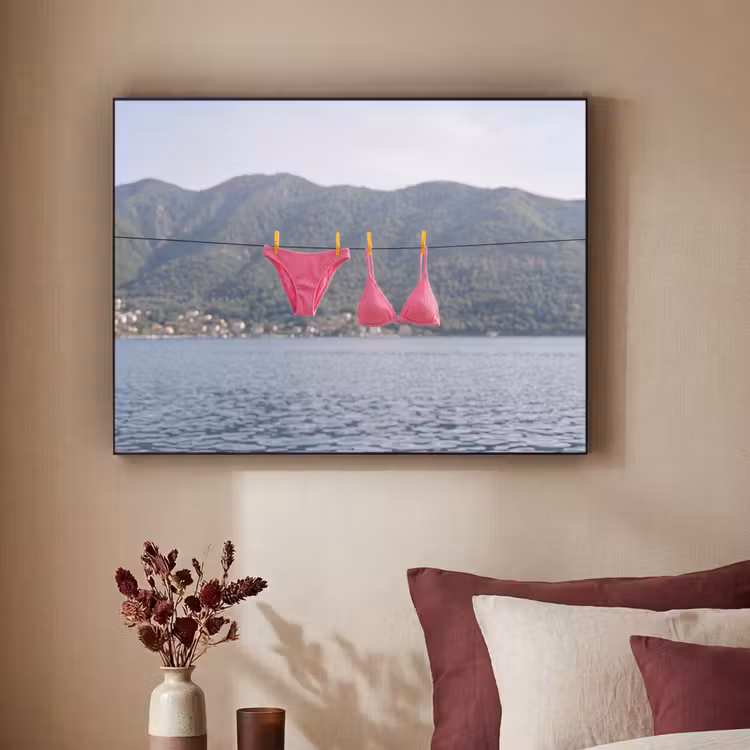 Art Frame - Kleding - Badkleding - Waslijn - Zomer - Roze — 2