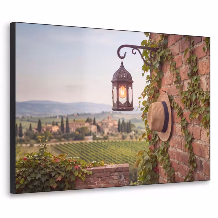 Art Frame - Lantaarn - Wijngaard - Landschap - Italiaans — 1