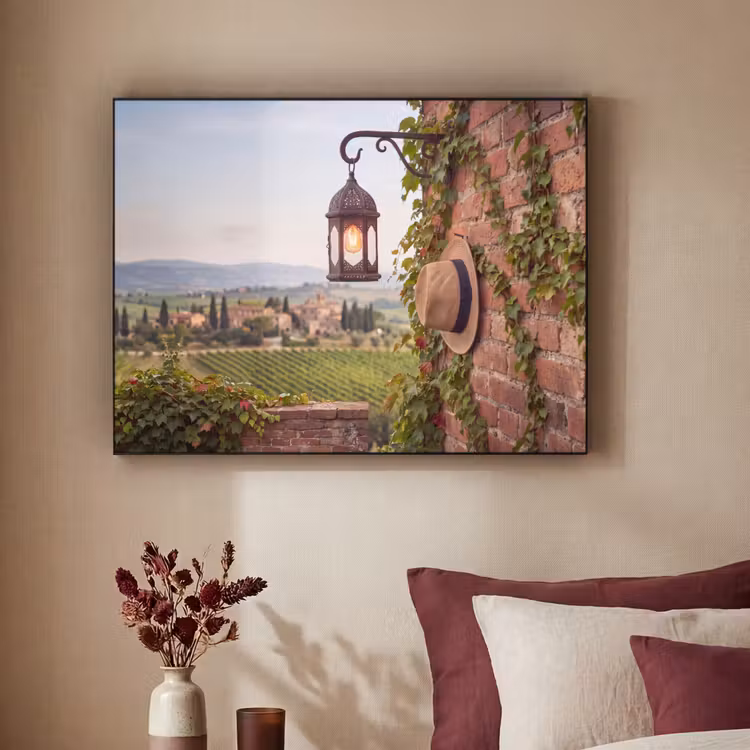 Art Frame - Lantaarn - Wijngaard - Landschap - Italiaans — 2