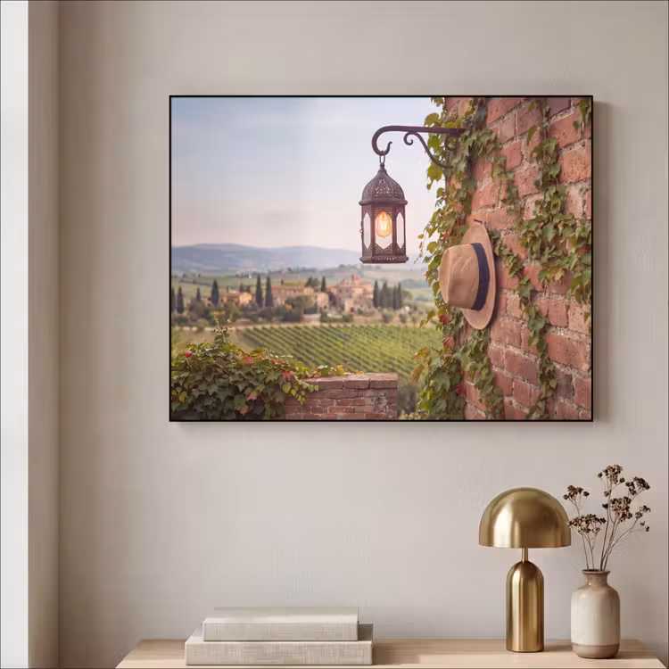 Art Frame - Lantaarn - Wijngaard - Landschap - Italiaans — 3