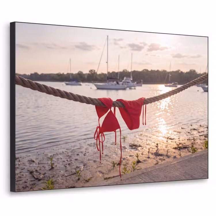 Art Frame - Badkleding - Rood - Zomer - Water - Zonsondergang — 1