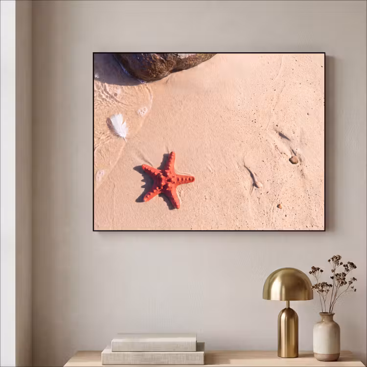 Art Frame - Dieren - Strand - Zee - Natuur - Rood — 3