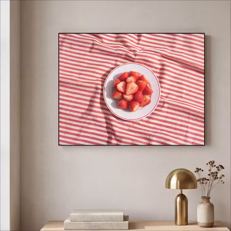 Art Frame - Eten - Aardbeien - Fruit - Zomer - Rood — 3