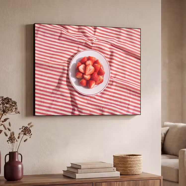 Art Frame - Eten - Aardbeien - Fruit - Zomer - Rood — 4