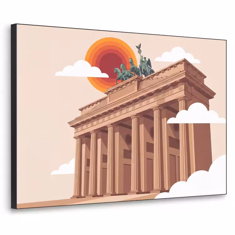 Art Frame - Architectuur - Brandenburg - Berlijn - Zonsondergang - Historisch — 1