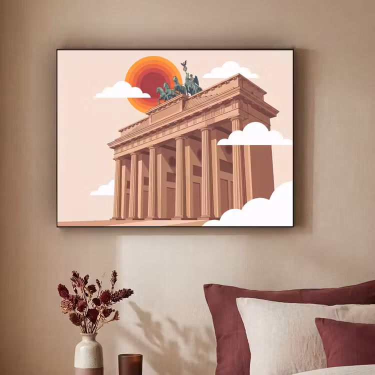 Art Frame - Architectuur - Brandenburg - Berlijn - Zonsondergang - Historisch — 2