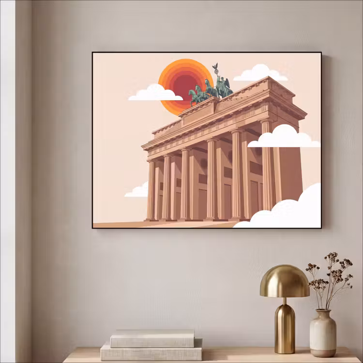 Art Frame - Architectuur - Brandenburg - Berlijn - Zonsondergang - Historisch — 3