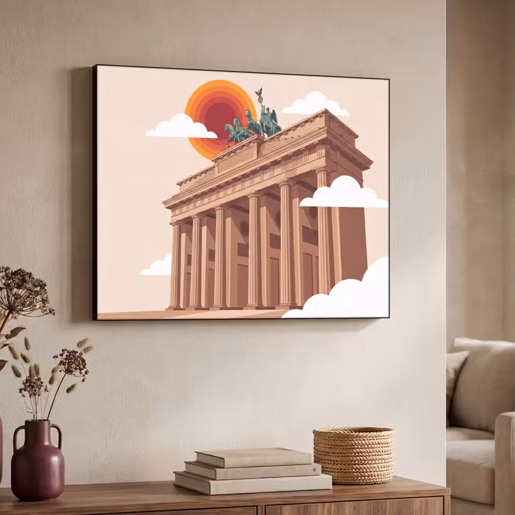 Art Frame - Architectuur - Brandenburg - Berlijn - Zonsondergang - Historisch — 4