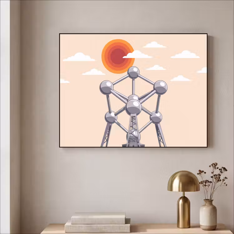 Art Frame - Architectuur - Geometrie - Stad - Modern - Grijs — 3