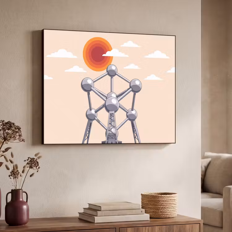 Art Frame - Architectuur - Geometrie - Stad - Modern - Grijs — 4