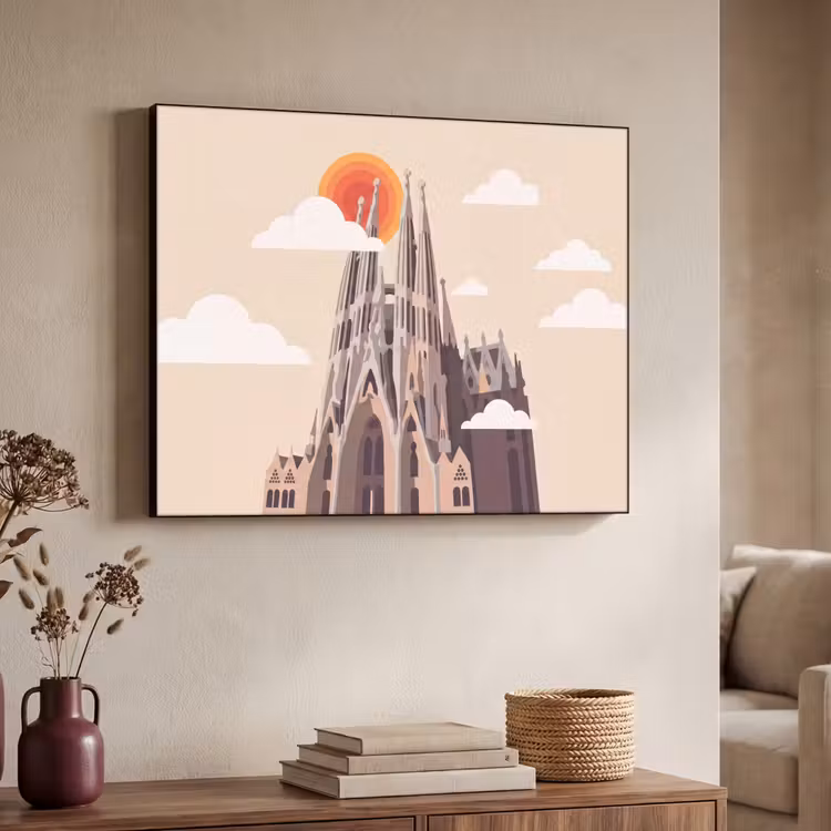 Art Frame - Gebouw - Torens - Architectuur - Abstract - Zonsondergang — 4