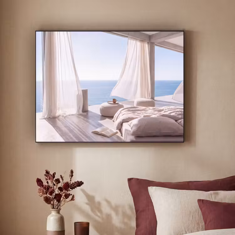 Art Frame - Interieur - Zeezicht - Modern - Rust - Beige — 2