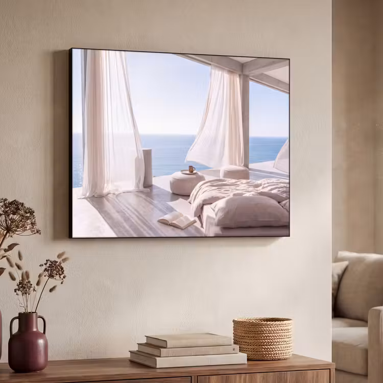 Art Frame - Interieur - Zeezicht - Modern - Rust - Beige — 4