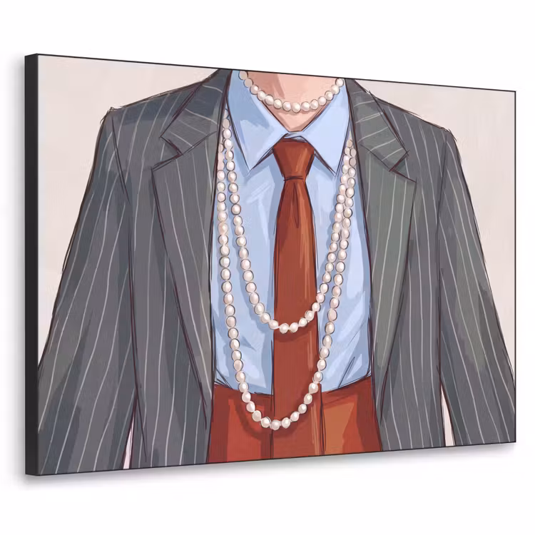 Art Frame - Kleding - Strik - Parels - Klassiek - Mode — 1