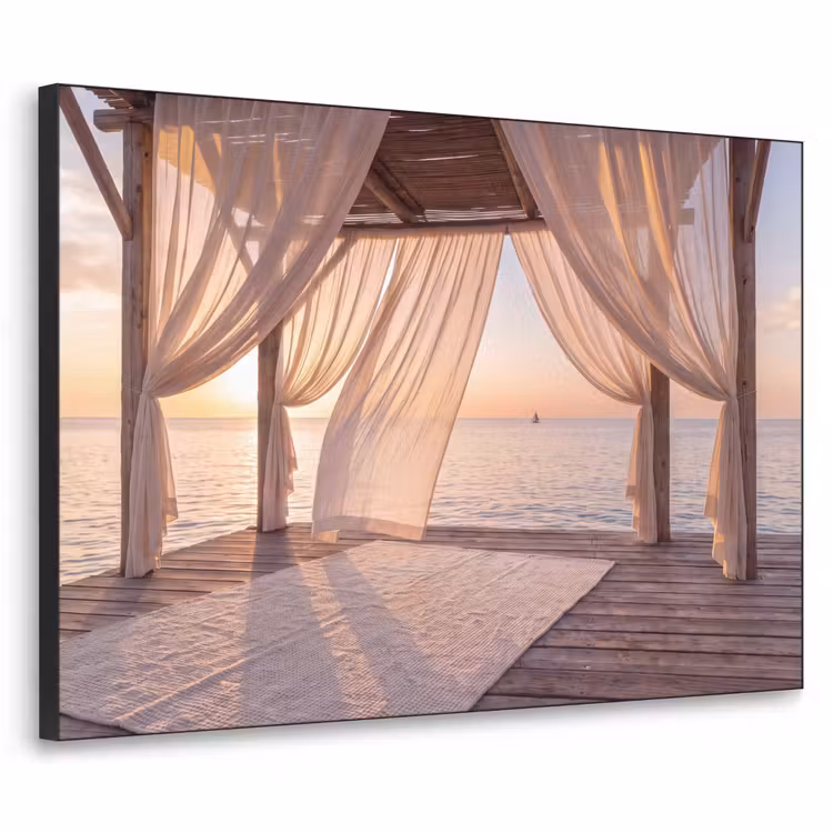 Art Frame - Overkapping - Zee - Zonsondergang - Vakantie - Rust — 1