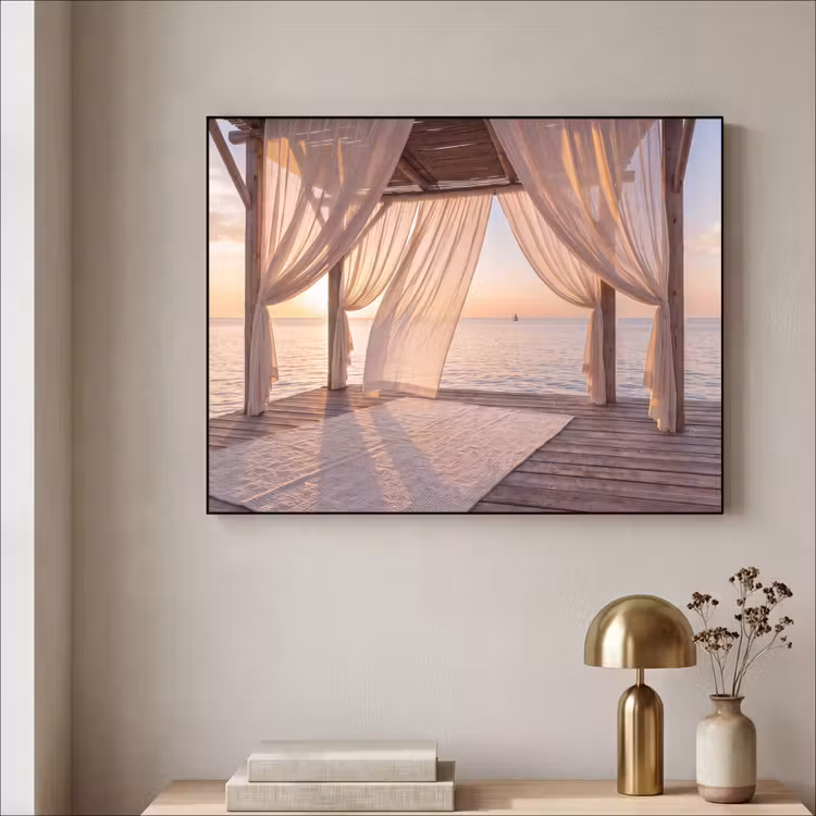 Art Frame - Overkapping - Zee - Zonsondergang - Vakantie - Rust — 3