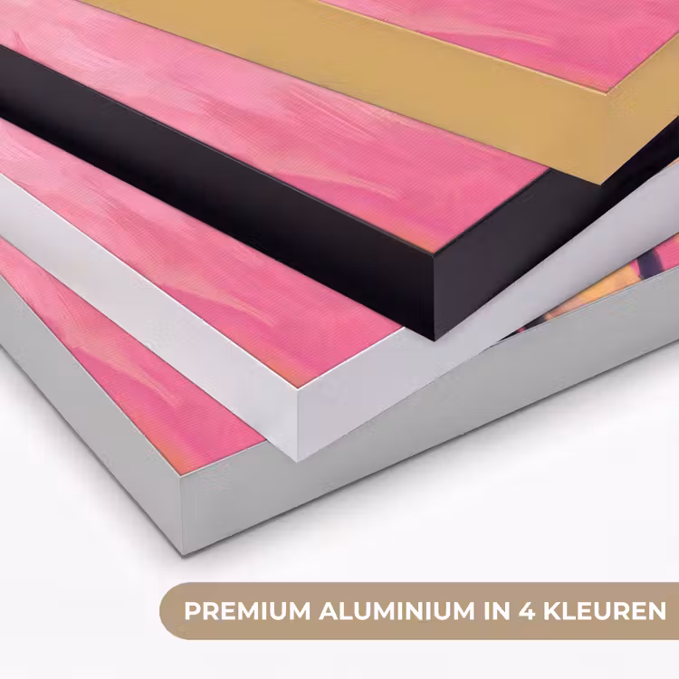 Art Frame - Kat - Groep - Dieren - Modern - Roze — 5