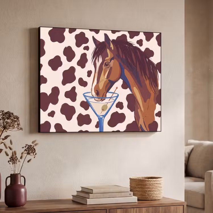 Art Frame - Paard - Martini - Dieren - Abstract - Bruin — 4