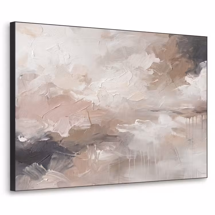 Art Frame - Abstract - Textuur - Kunst - Modern - Beige — 1
