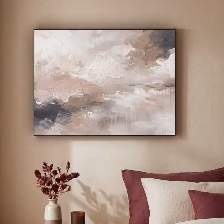 Art Frame - Abstract - Textuur - Kunst - Modern - Beige — 2