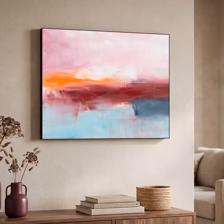Art Frame - Abstract - Kleuren - Modern - Kunst - Roze — 4