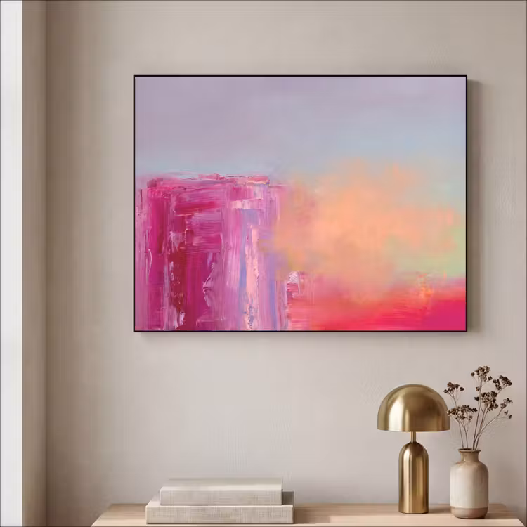 Art Frame - Abstract - Kleuren - Modern - Roze — 3