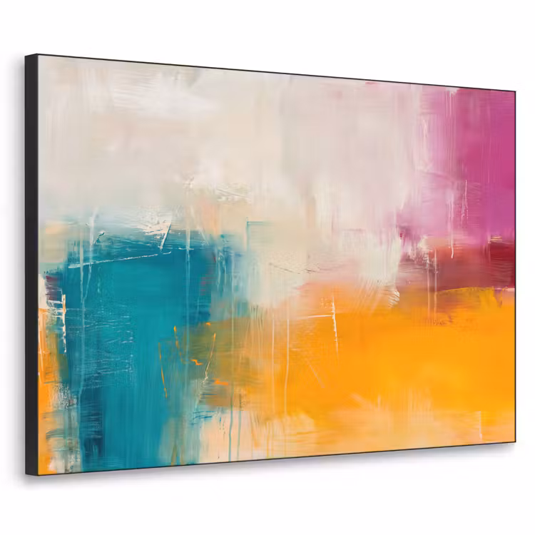 Art Frame - Abstract - Kleurrijk - Modern - Kunst - Oranje — 1