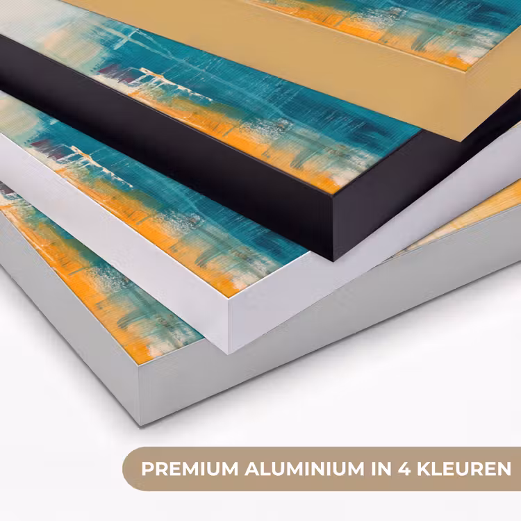 Art Frame - Abstract - Kleurrijk - Modern - Kunst - Oranje — 5