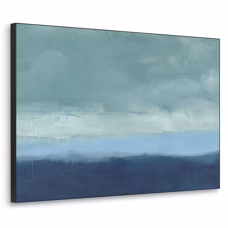 Art Frame - Abstract - Lagen - Rust - Modern - Blauw — 1