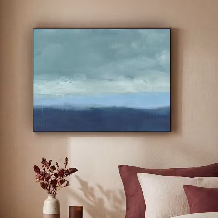 Art Frame - Abstract - Lagen - Rust - Modern - Blauw — 2