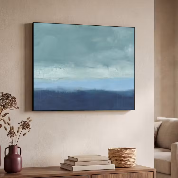 Art Frame - Abstract - Lagen - Rust - Modern - Blauw — 4