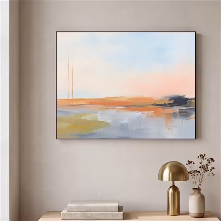 Art Frame - Abstract - Landschap - Horizon - Modern - Kleurrijk — 3