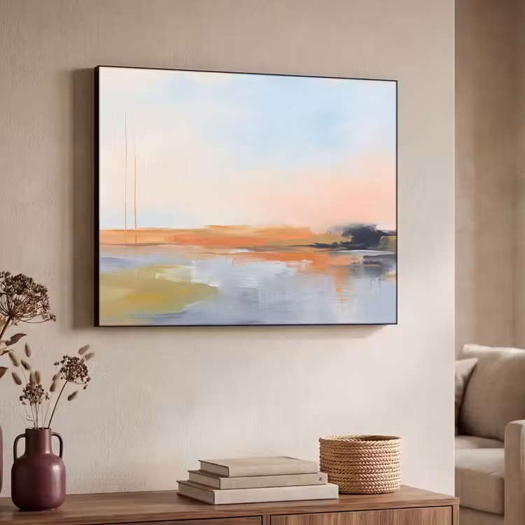Art Frame - Abstract - Landschap - Horizon - Modern - Kleurrijk — 4