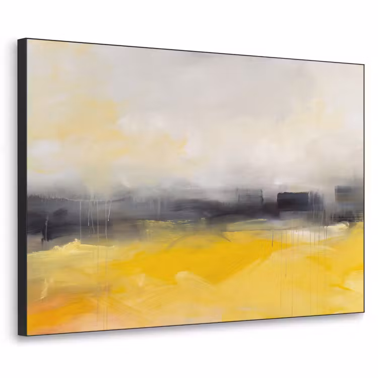 Art Frame - Abstract - Landschap - Modern - Geel — 1